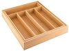 axentia Besteckkasten, Bambus, 5 - 7 Fächer, ca. 31-48,5 x 5,5 x 37 cm, Holzfarben Bild 2