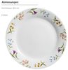 MÄSER Tafelservice Zosma (18-tlg), 6 Personen, Porzellan, Teller Set Bild 2