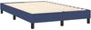 vidaXL Polsterbett, Stoff, 25,0 cm, Blau, 120x200 cm, mit Lattenrost, Schwarz Bild 5