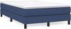 vidaXL Polsterbett, Stoff, 25,0 cm, Blau, 120x200 cm, mit Lattenrost, Schwarz Bild 4