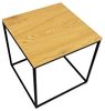 Selsey Beistelltisch, Schwarz/Eiche, 45 x 45 x 45, 5903025974422 Bild 4