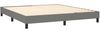 vidaXL Boxspringbett, Stoff, Dunkelgrau, 160x200 cm Bild 4