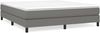 vidaXL Boxspringbett, Stoff, Dunkelgrau, 160x200 cm Bild 2