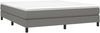 vidaXL Boxspringbett, Stoff, Dunkelgrau, 160x200 cm Bild 3
