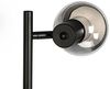 Qazqa Stehlampe Vidro, ohne Leuchtmittel, Warmweiß, QAZQA Stehlampe, e14, Schwarz, Glas, Art Deco Bild 5