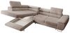 Selsey STEVIL - Ecksofa L-Sofa mit Schlaffunktion, Bettkasten, Ottomane links, Cordbezug Dunkelbeige Bild 5