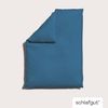 Schlafgut Knitted Jersey Bettwäsche | Bettbezug einzeln 155x220 cm | blue-mid Bild 2