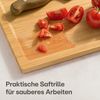 Praknu Schneidebrett XXL Schneidebrett aus Bambus Holz - Extra Groß, Bambus, (kein Set, 1-St), langlebig Bild 3