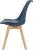 Esszimmerstuhl Fläten 6er Set Kunstleder Blau [en. casa] Bild 5