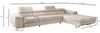 Luxusbetten24 Schlafsofa Designer Sofa Calvera Maxi, in Cord mit Schlaf- und Klappfunktion Bild 3