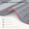 WOLTU Doppelrollo Klemmfix ohne Bohren Marmor Grau B50 x H150 cm, Duo Rollo Zebrarollo Fensterrollo Klemmrollo Seitenzugrollo Easyfix lichtdurchlässig & verdunkelnd Rollos für Fenster und Tür Bild 5