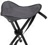 3-Bein Dreibeinhocker Campinghocker Anglerhocker Tragegurt Grau Bild 3