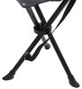 3-Bein Dreibeinhocker Campinghocker Anglerhocker Tragegurt Grau Bild 4