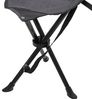 3-Bein Dreibeinhocker Campinghocker Anglerhocker Tragegurt Grau Bild 5