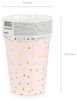 PartyDeco Becher Dots hellrosa 260ml Einheitsgröße Bild 4