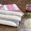 Städter We Love Baking Baguette-Backblech silber für 3 Baguettes Bild 2