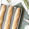 Städter We Love Baking Baguette-Backblech silber für 3 Baguettes Bild 5