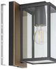 Eglo 900289 Wandleuchte BUDRONE schwarz, braun E27 1X40W L:12cm B:16. 5cm H:27cm dimmbar IP44 Bild 5