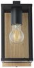 Eglo 900289 Wandleuchte BUDRONE schwarz, braun E27 1X40W L:12cm B:16. 5cm H:27cm dimmbar IP44 Bild 2