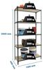 Simonrack Schwerlastregal, Lagerregal, 200 x 110 x 40 cm, Metallregal, Kellerregal, Biegestelle 200 kg, 5 Holzfachböden, Anthrazit/Holz - Maderclick Bild 2