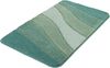 Kleine Wolke Badematte Ocean, Badvorleger, Badezimmer Teppich, Höhe 23 mm, rutschhemmend beschichtet, fußbodenheizungsgeeignet, Kunstfaser, rechteckig, Badteppich, Wellen Design, mit Farbverlauf, Hoch-Tief Effekt, waschbar Bild 2