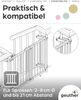 Geuther 0036ZK+ Zusatzklemmen für Treppenschutzgitter Türschutzgitter Türgitter einfache Montage Babygitter ohne Bohren sichere Befestigung langlebige Qualität Grau Bild 5