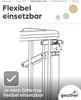 Geuther 0036ZK+ Zusatzklemmen für Treppenschutzgitter Türschutzgitter Türgitter einfache Montage Babygitter ohne Bohren sichere Befestigung langlebige Qualität Grau Bild 4