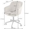 riess-ambiente Drehstuhl EUPHORIA schwarz, Büro · Kunstleder · Metall · höhenverstellbar · mit Armlehne · Design Bild 3