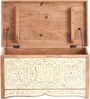 Holztruhe Massivholz Truhenbank Betttruhe Sitztruhe massivum Delhi Mango Holz braun 88x44x48 cm Sitzbank mit Stauraum Landhausstil Flur Bild 4