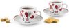Excelsa Gnomo Christmas Set aus 6 EspressoTasse mit Untertassenn, Porzellan Bild 2
