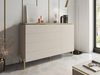 Vente-unique - VUKIA Kommode Holz, Platte Beige - B 39,6 cm x H 91 cm x L 137,6 cm Bild 2