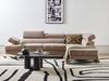 Ecksofa NORREA Stoff Beige Linksseitig Bild 2
