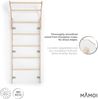 MAMOI® MIDI Indoor climbing frames for children | Modern climbing ladder (175 cm) Yarnwood | Kids climbing wall Scandinavian Design | CE | 100% ECO | Made in EU Bild 2