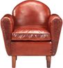 vidaXL Sessel Braun 77 x 65 x 79 cm Echtleder Bild 2