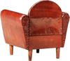 vidaXL Sessel Braun 77 x 65 x 79 cm Echtleder Bild 4