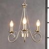 Lindby Kronleuchter Marnia, Metall, Bronze IP20, 3 x 40 W Bild 2