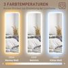 HOMCOM Standspiegel 40 x 120 cm, mit LED Lichte, Touch-Steuerung (Wandspiegel, 1-St, Ganzkörperspiegel), für Schlafzimmer, Wohnzimmer, Weiß Bild 5