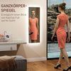 HOMCOM Standspiegel 40 x 120 cm, mit LED Lichte, Touch-Steuerung (Wandspiegel, 1-St, Ganzkörperspiegel), für Schlafzimmer, Wohnzimmer, Weiß Bild 3