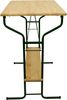 Stehtisch BAMBERG 113cm klappbar, Metall + Holz lackiert, mit Fuss-Stütze Bild 4