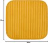 Gözze Badematte Berlin, Höhe 7 mm, rutschhemmend beschichtet, fußbodenheizungsgeeignet, Polyester, rechteckig, Badteppich, Uni Farben, Cord Optik, waschbar Bild 2