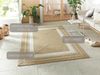 NORTHRUGS Trenzado In- & Outdoor Teppich Wetterfest – Pflegeleicht Handmade-Look für Innen und Außen Gewebter Outdoorteppich Läufer für Balkon, Terrasse, Wohnzimmer, Garten – Creme Beige, 80x150 Bild 4