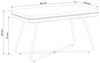 vidaXL Bank Uni Meergrün 80 x 40 x 45 cm Samt 42038340 Bild 2