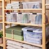 Aufbewahrungsbox Anzio 21 l mit Deckel Clipverschlüssen | BPA-frei lebensmittelecht | Stapelbar & transparent | Robuste Kunststoffbox für Küche Haushalt Camping Büro Bild 5