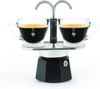 Bialetti Mini Express Kandisky 2 Tassen Espressokanne schwarz Bild 4