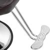 Physa Armlehnstuhl Friseurstuhl mit Fußstütze höhenverstellbar Barber-Stuhl 150 kg Braun, Braun Bild 3