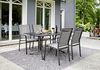 SIEGER 5170-31 Klapptisch Polytec (HPL) 140x90 cm Stahlgestell eisengrau / Tischplatte Polytec (HPL) Beton hell Bild 2