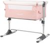 Kikkaboo Beistellbett Bonne Nuit, verstellbar, eine Seite zum Öffnen, 2 Räder rosa Bild 2