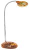 BRILLIANT Lampe Timmi LED Tischleuchte transparent/orange | 1x2W LED integriert, (100lm, 6000K) | Mit Druckschalter an der Basis Bild 3