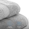 Komfortec Badetücher 100% Baumwolle, 470 g/m², Frottee (2-St), Handtücher 70x140 cm Set, Weich Bild 4