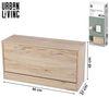 Urban Living Schuhschrank Schuh-Regal PRAKTIK 80 x 27 x H42 cm 400158 Bild 2